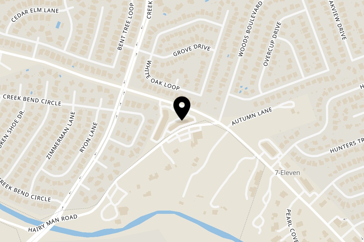 Map showing the location of BABA KEBAB on 2111 Sam Bass Rd # 1600 in Round Rock